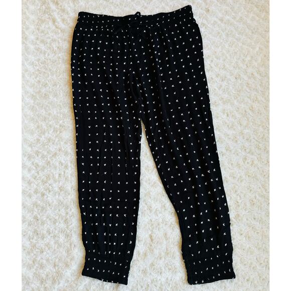 Urban Outfitters Out from Under Printed Smocked Jogger Lightweight Pants Medium - Picture 7 of 10